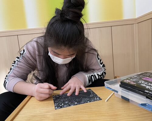 スクラッチアート