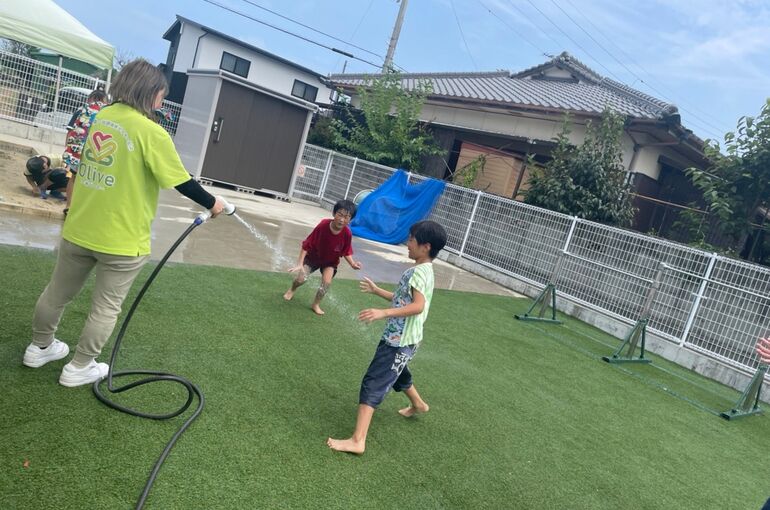 水あそび