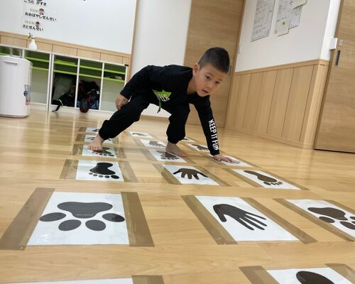 hands and feet hopscotch