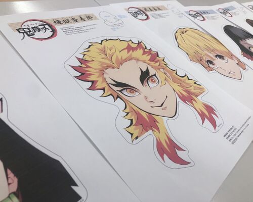 鬼のお面製作