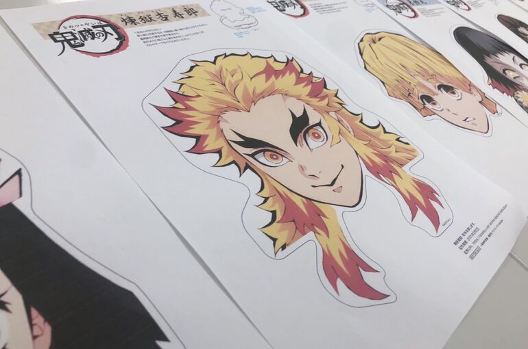 鬼のお面製作